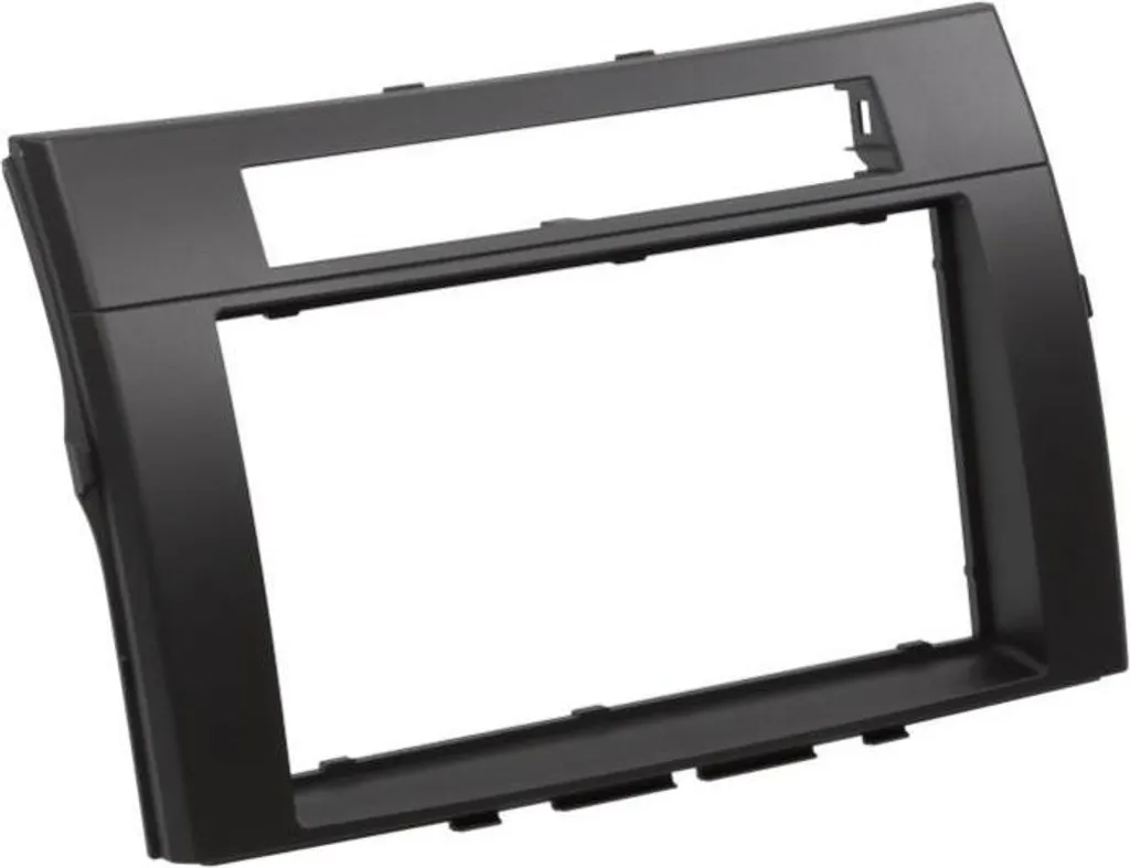 Façade Autoradio 2-DIN Toyota Corolla Verso > 2009 Châssis Noir Mat
