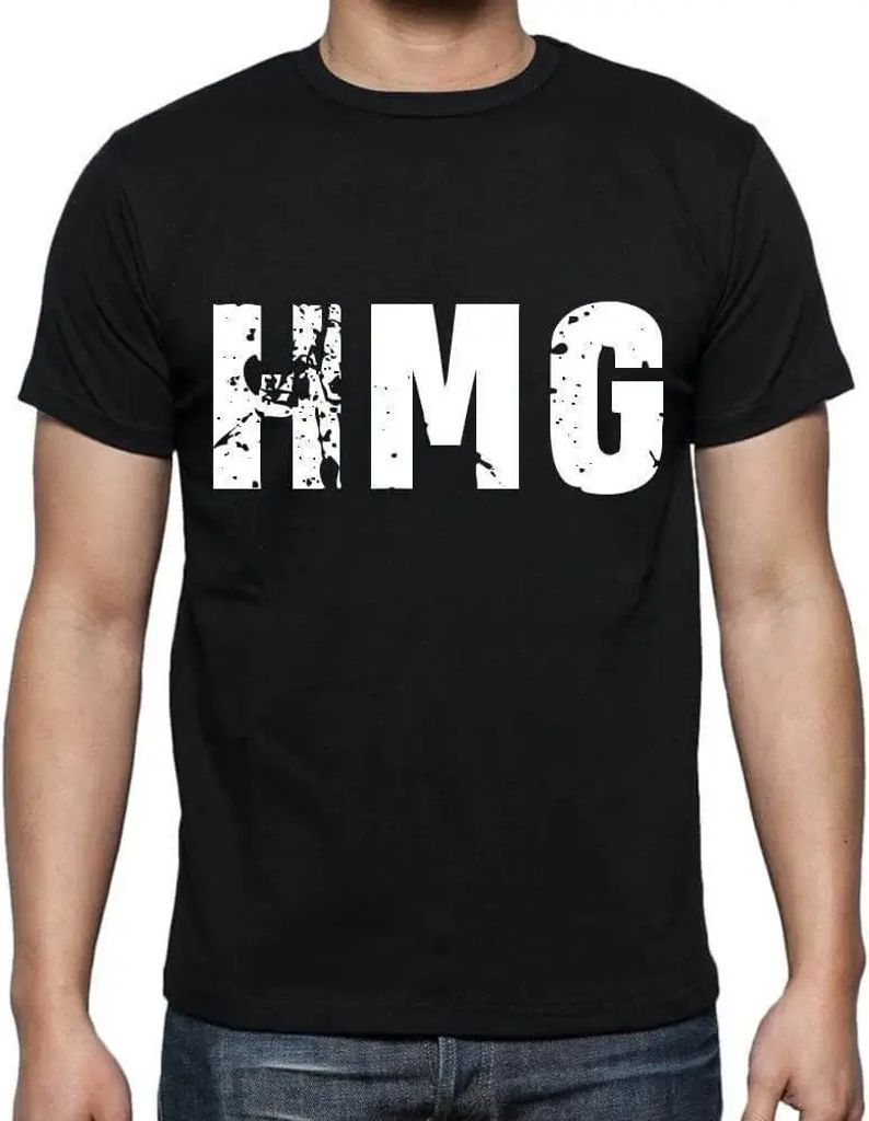 Herren Grafik T-Shirt Hmg Öko-Verantwortlich Vintage Jahrgang Kurzarm Lustige Druck Geburtstag Geschenk Mann