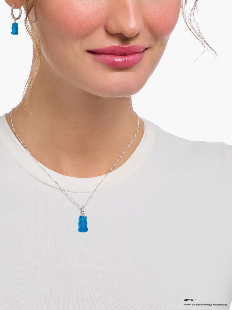 Thomas Sabo KE2209-052-1-L45V Siberne Kette mit blauem Produktbild 4