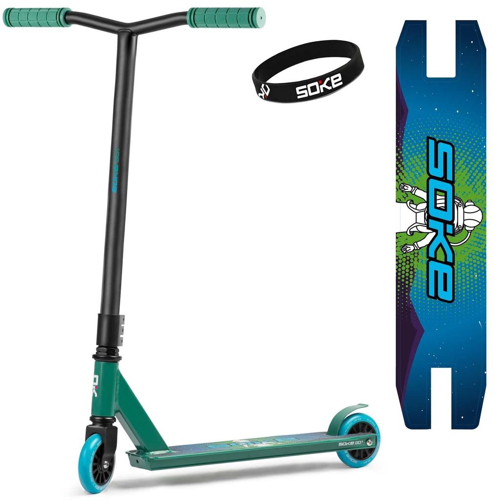 Scooter performante SOKE GO! verde-blu Immagine del prodotto 