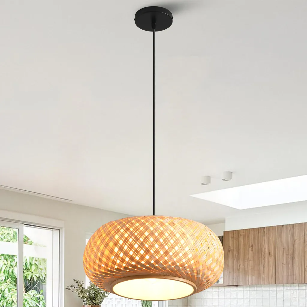 Suspension design Parrot Uncle bois et métal E27 avec câble réglable