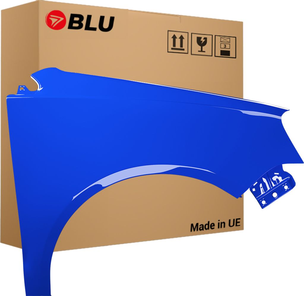 BLU Kotflügel Passend für VW Volkswagen Polo 9N3 IV 4 LIFT Produktbild 