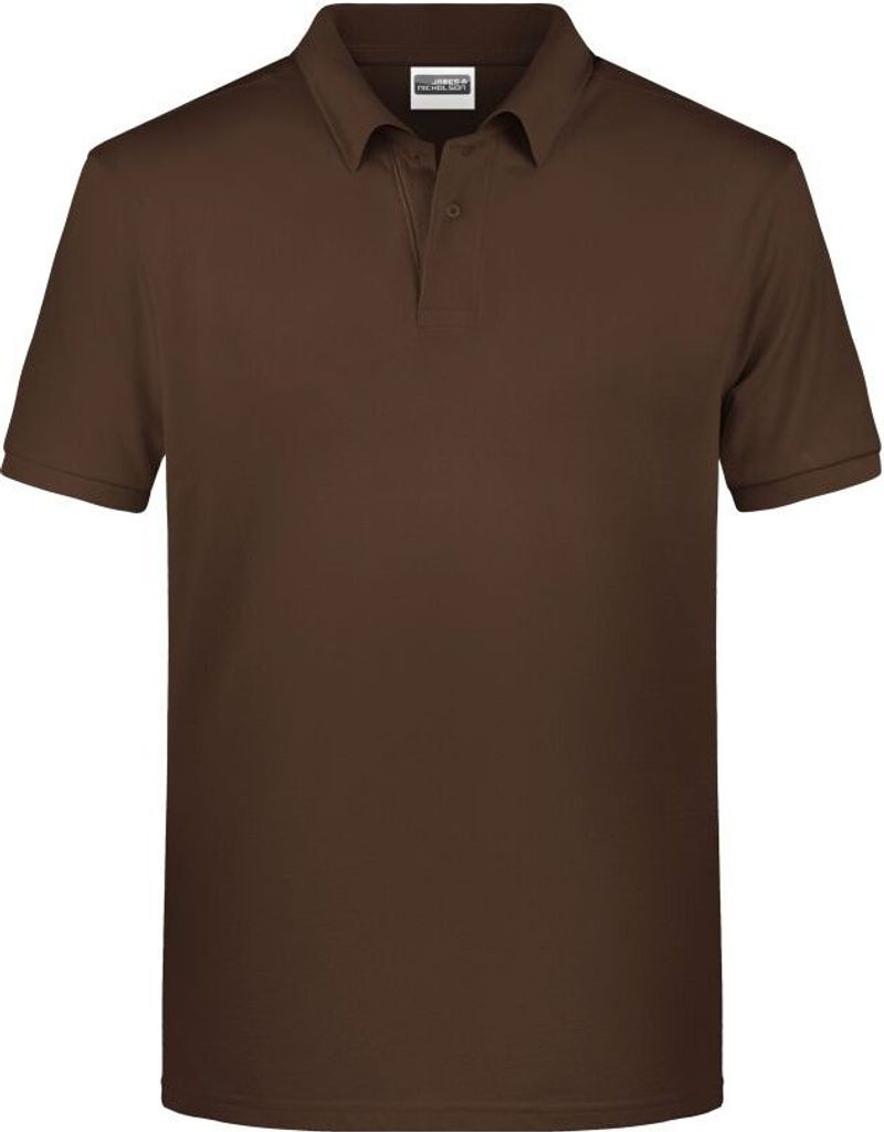 Men's Basic Polo Klassisches Poloshirt brown, Gr. XL