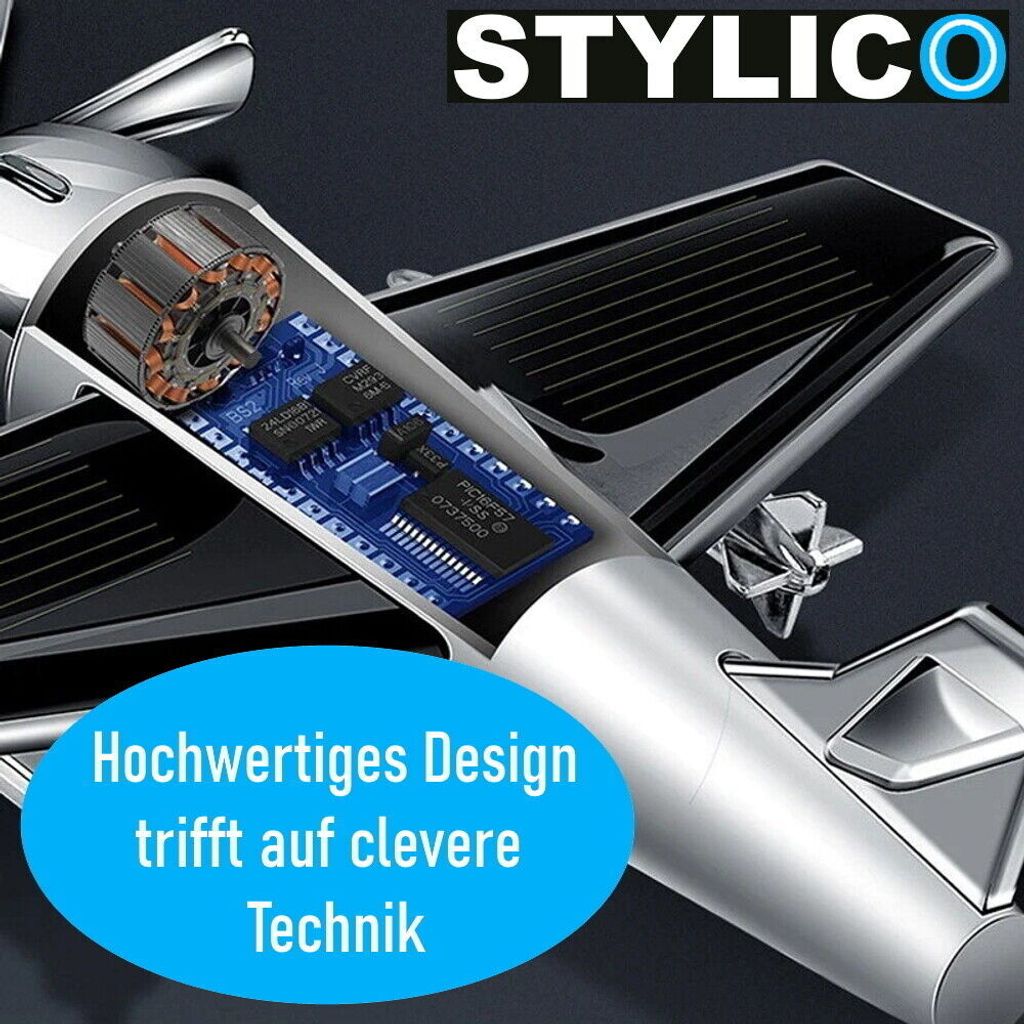 STYLICO osvěžovač vzduchu do auta parfém do letadla solární Obrázek produktu 4