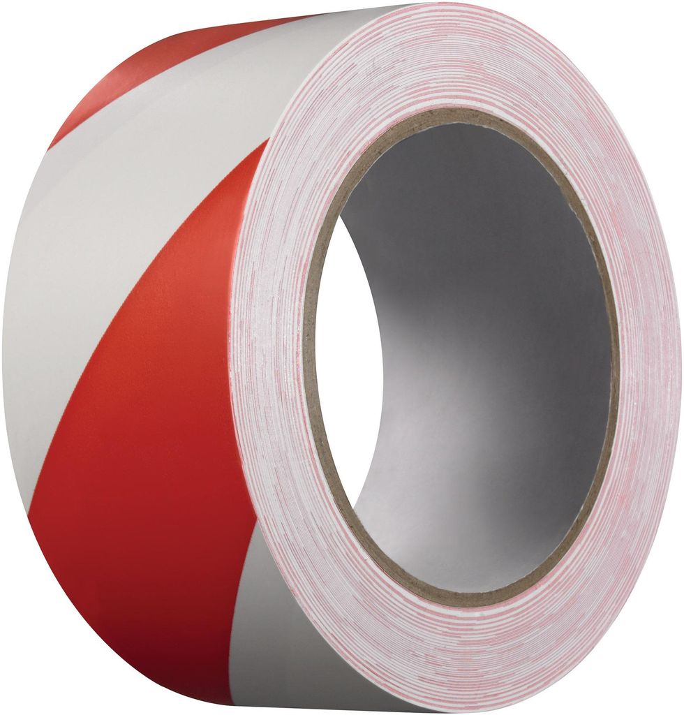kip Warnband Extra 339 PVC rot / weiß - 339-58