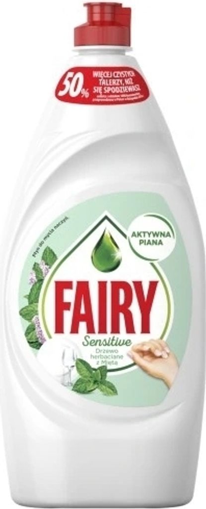 Jemný čisticí prostředek na nádobí s esencemi čaje a máty, Obrázek produktu 
