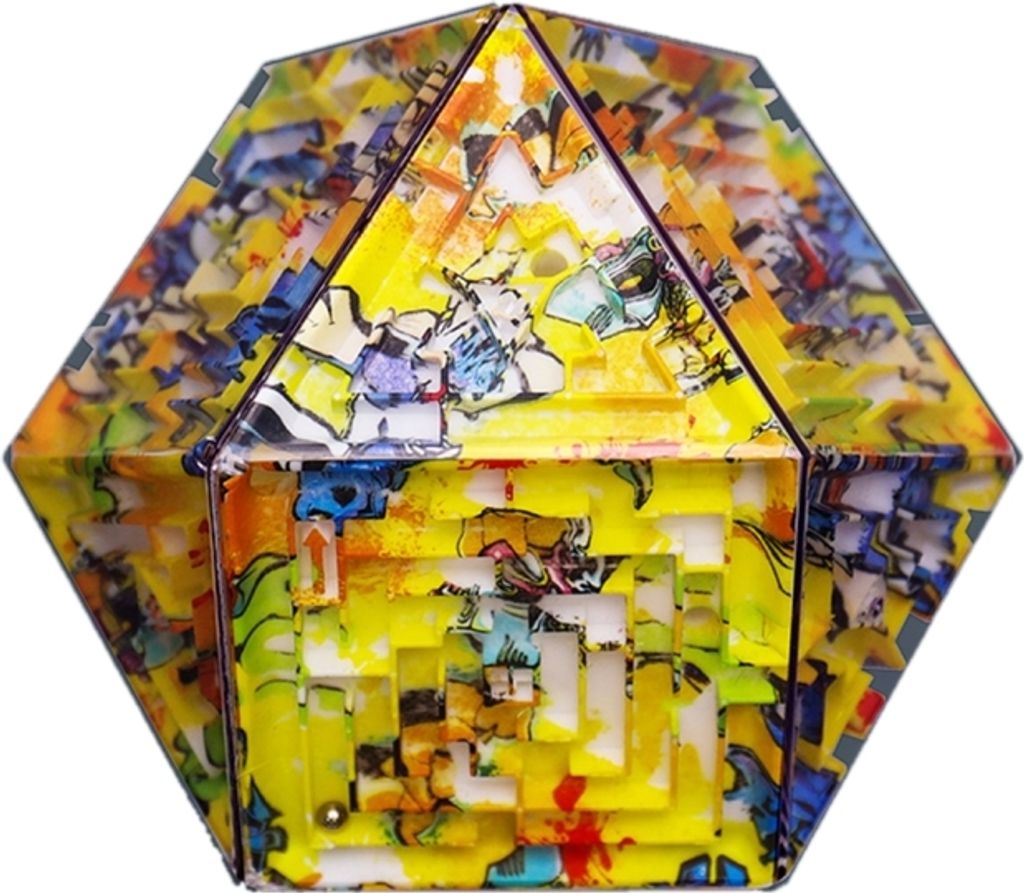 3D Labyrinth Cube Educational Spielzeug, Stil: Vierzehn Gesicht - Kunst