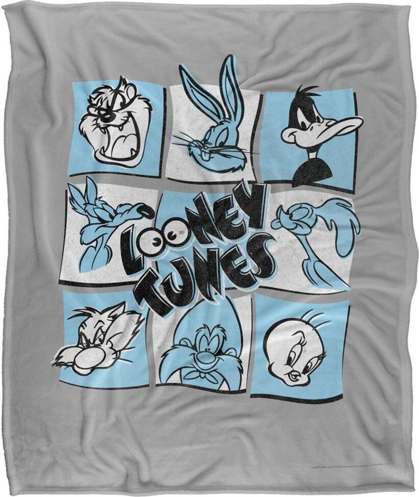 Looney Tunes - Decke, Quadrate TV18733 (Einheitsgröße) (Bunt)