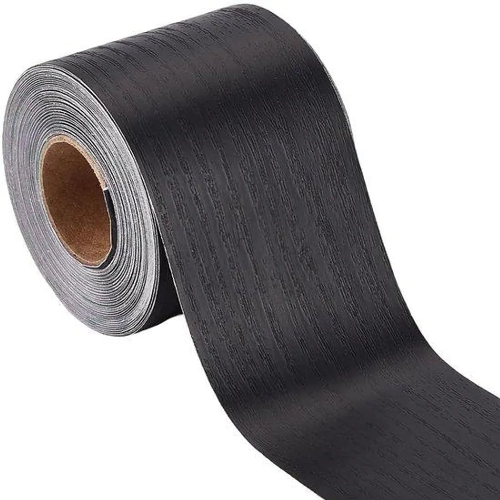Patch adhésif noir pour rénovation porte en bois et décoration meubles