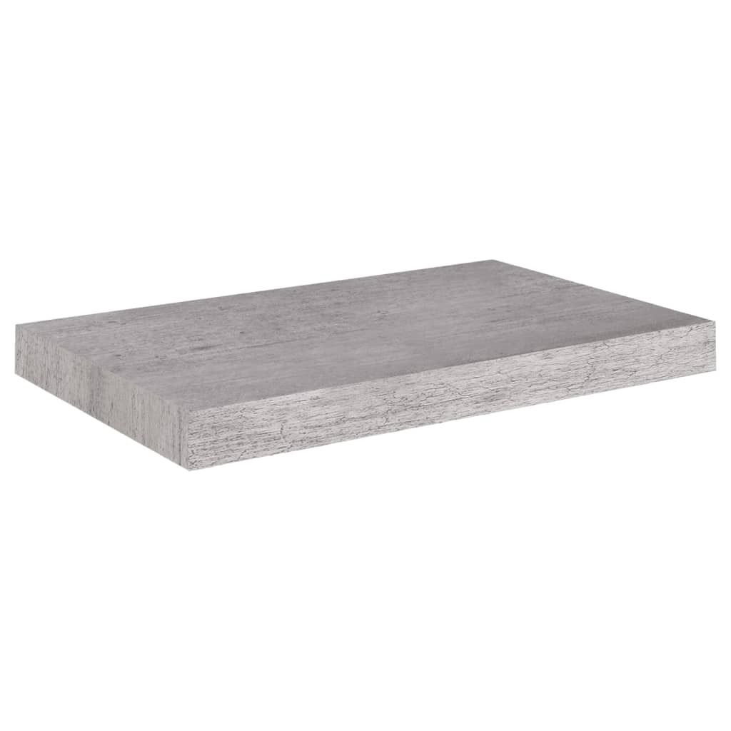 Półka ścienna, szarość betonu, 50x23x3,8 cm, MDF Zdjęcie produktu 