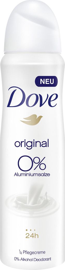 Dove, Original, Antitranspirant, 0% Aluminium, 150ml Produktbild 