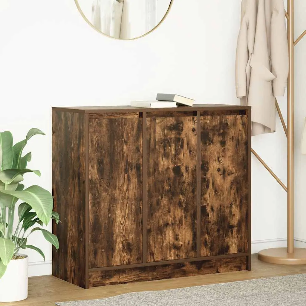 Maison Exclusive - Credenza in rovere affumicato 85x34x76 cm Materiale ligneo