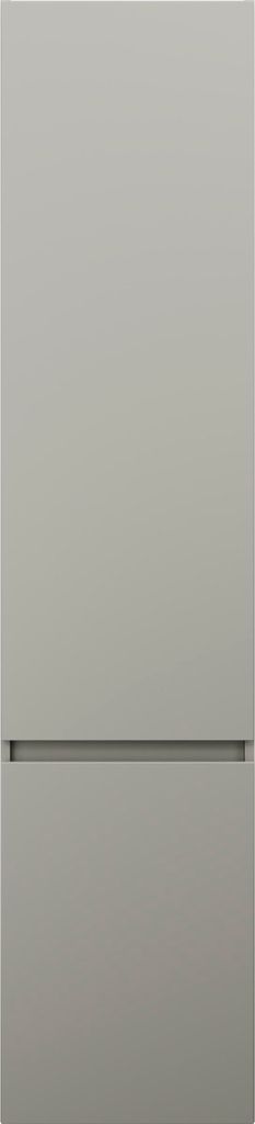 burgbad Lin20 Hochschrank wandhängend mit eine Türe inklusive Wäschekorb, Türanschlag rechts, 400x345x1760mm, HSPG040RF5352