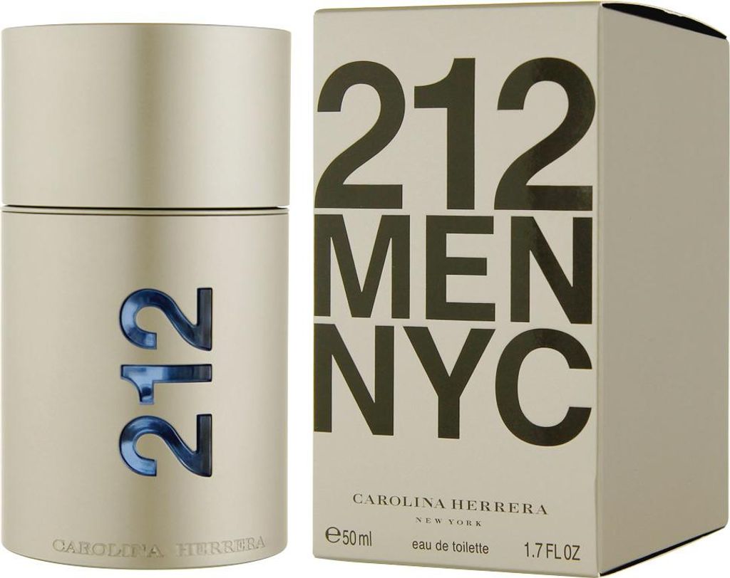 Carolina Herrera 212 NYC Men, Pánské, 50 ml, Bergamot, Obrázek produktu 