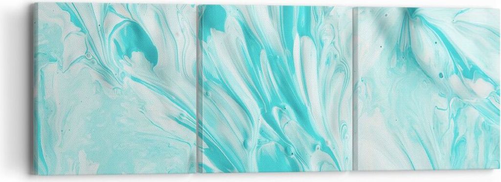 Bild auf Leinwand - Leinwandbild - Blume Abstraktion - 90x30cm - Wand Bild - Wanddeko - Wandbilder - Leinwanddruck - Bilder - Kunstdruck - Wanddeko...