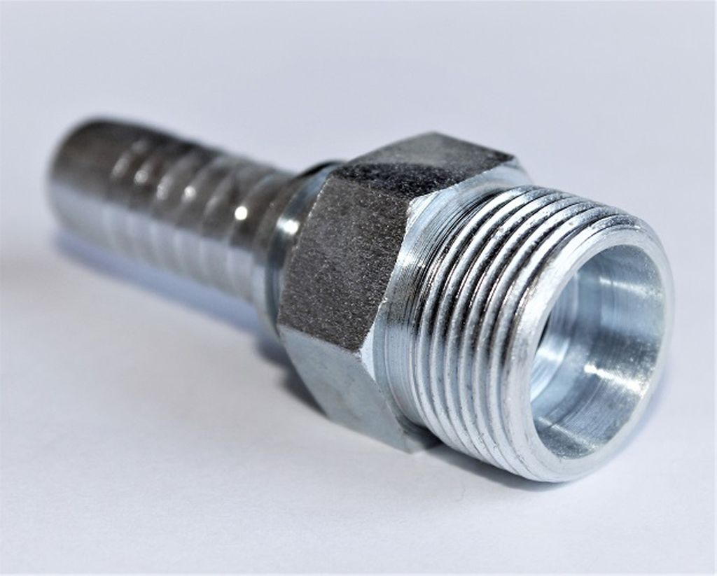 5 x Hydraulik Schluaucharmatur Hydraulikarmatur CES gerade DN12 schwere Reihe