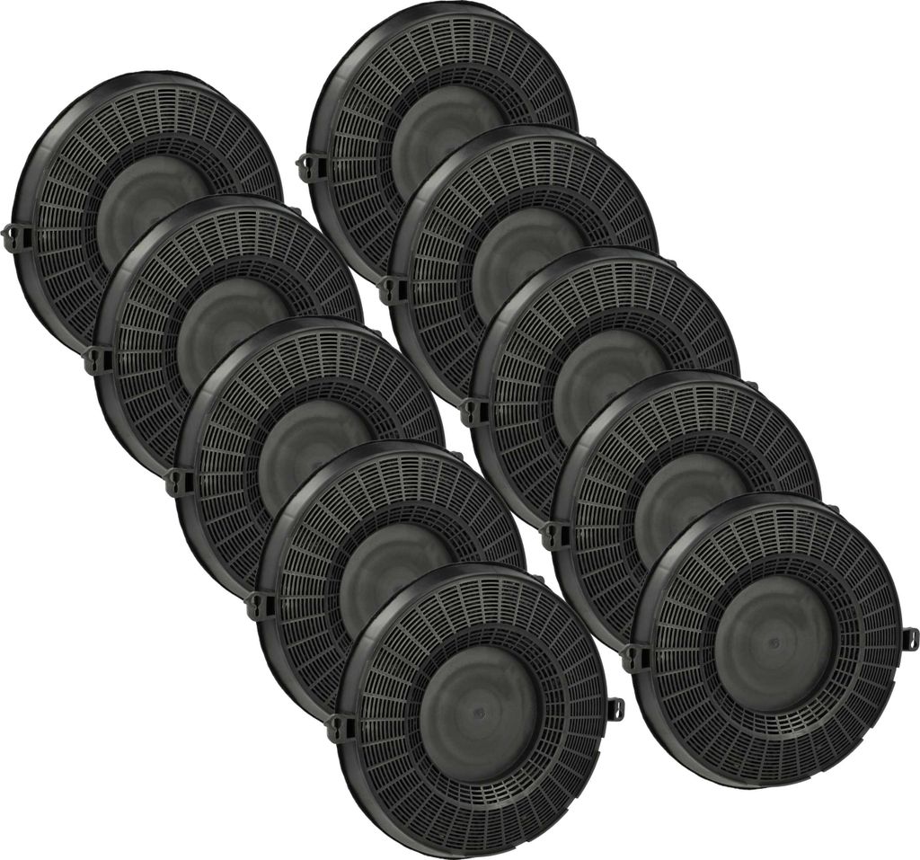 vhbw 10x Aktivkohlefilter Ersatz für IKEA 101.745.56 für Dunstabzugshaube