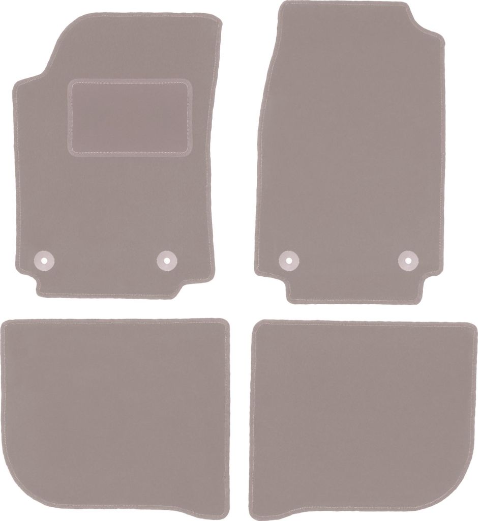 Velours-Autoteppiche für: Audi 100 C4 Avant, Kombi, Limousine (1991-1994) Beige