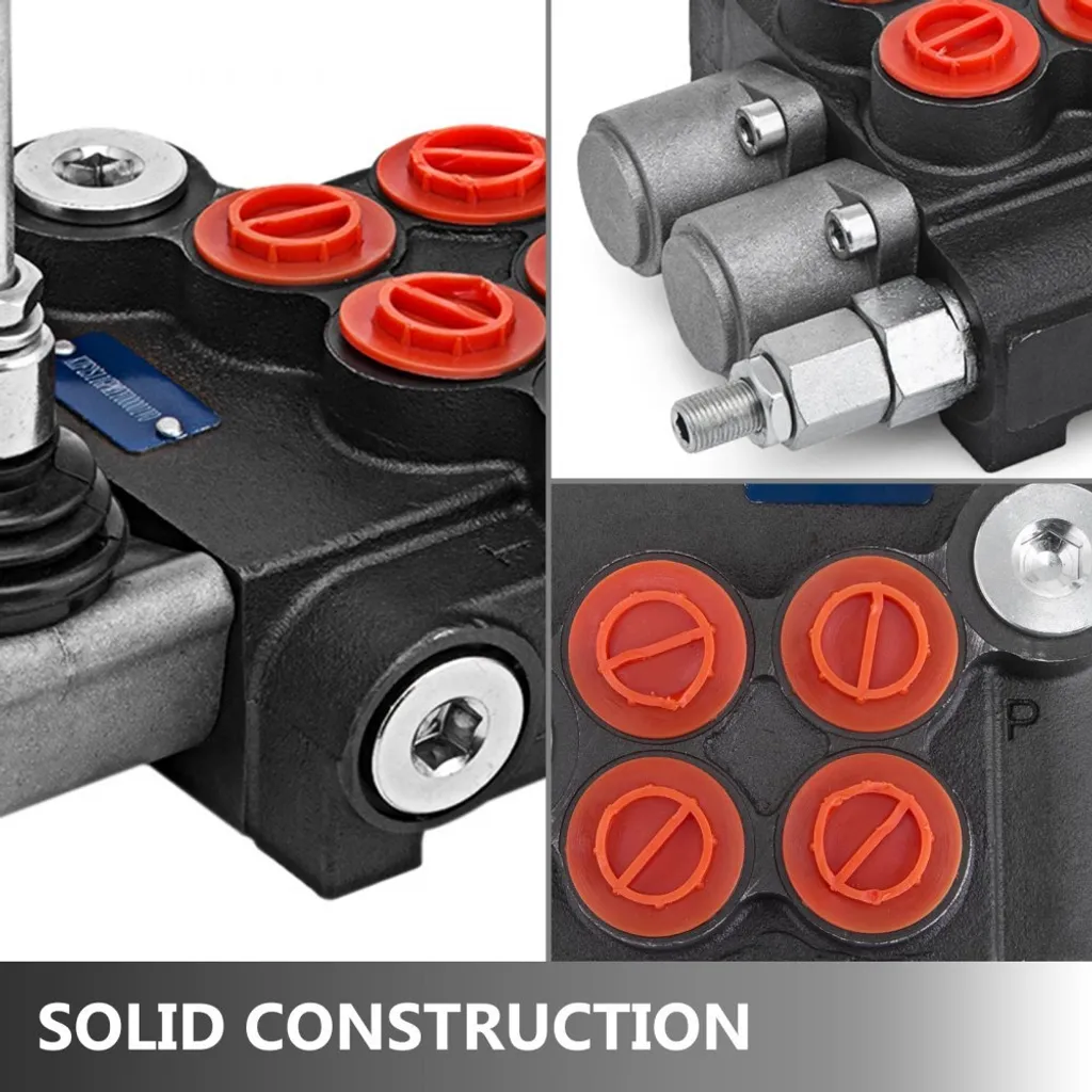 Soupape hydraulique blindée 11 GPM - Contrôle à double effet robuste