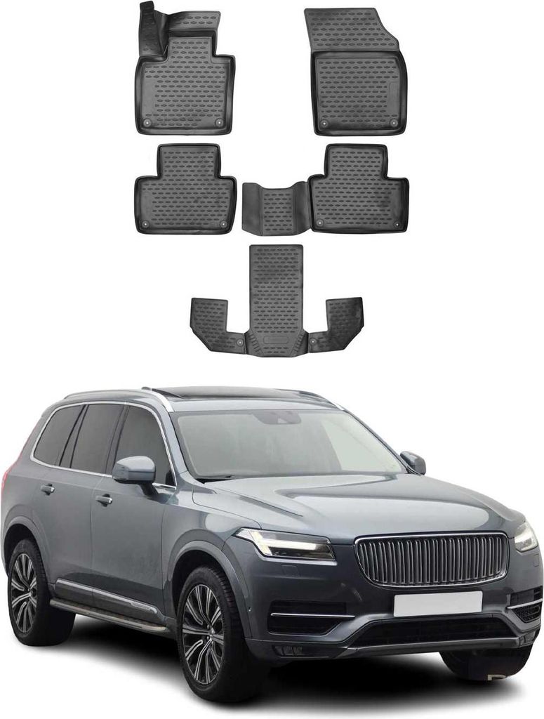 OMAC Tapis de sol pour Volvo XC90 2019-2025 sur mesure en Image du produit 