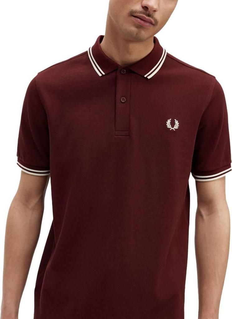 Fred Perry Twin Tipped Couleur Bordeaux Image du produit 