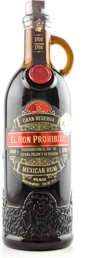 El Ron Prohibido Solera 15 Jahre Gran Reserva Mexican Rum | 40 % vol | 0,7 l