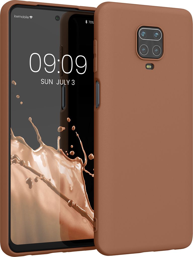 kwmobile Hülle kompatibel mit Xiaomi Redmi Note 9S / 9 Pro / 9 Pro Max Hülle - weiches TPU Silikon Case - Cover geeignet für kabelloses Laden - ...