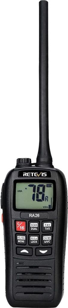 Retevis RA26 Námořní Vysílačka, IP67 Vodotěsná plovoucí, 88 Obrázek produktu 