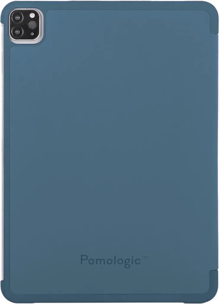 Smart case iPad Pro 12.9 pour le bureau Pomologic BookCase bleue