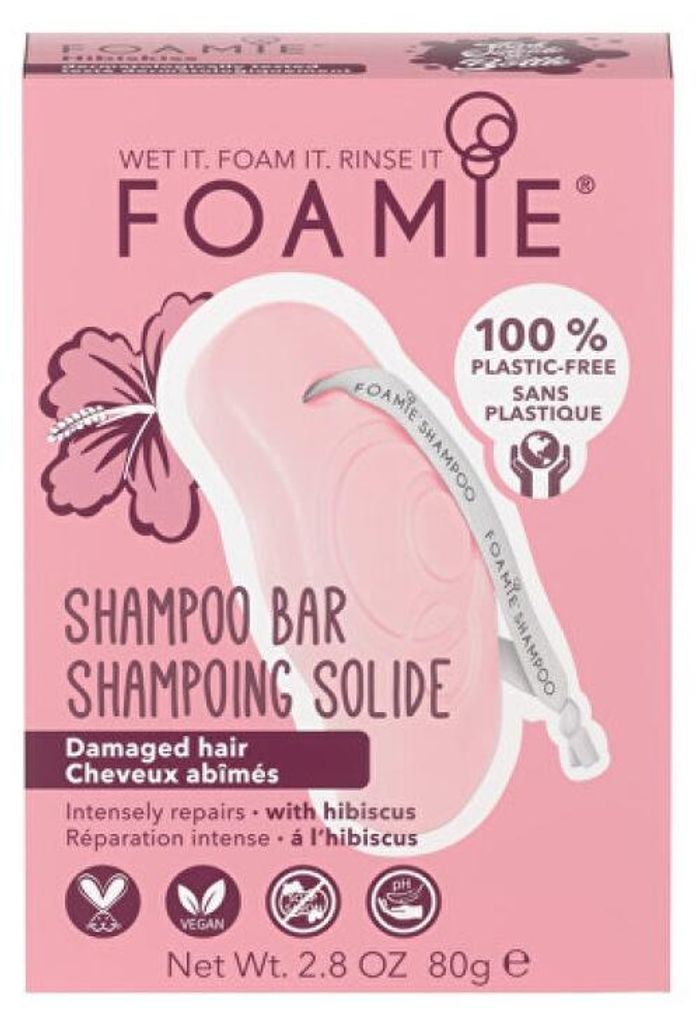 Šampon pro poškozené vlasy Hibiskiss (Shampoo Bar) 80 g Obrázek produktu 