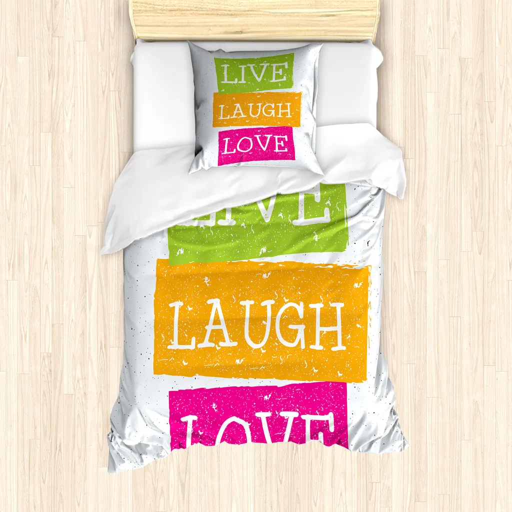 Completo Letto Singolo ABAKUHAUS - Design Moderno Vita Risate Amore