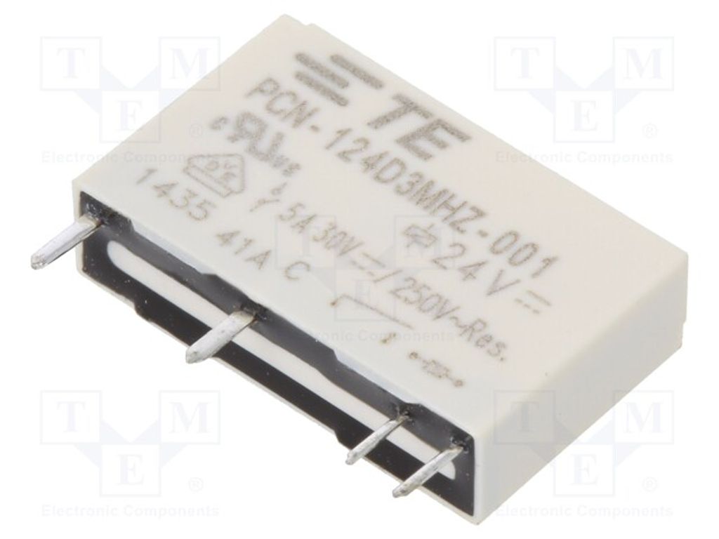 1x Relais: elektromagnetisch USpule : 24VDC 3A/250VAC 7-1461491-6 Elektromagneti