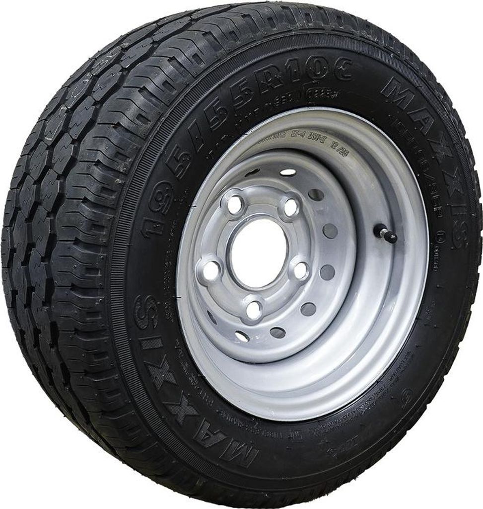 Rad + Reifen 195/55 R10C Zoll 6,00I x 10H2 Maxxis 66,5/112/5