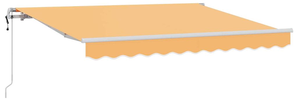 vidaXL Einziehbare Markise Sand 400 x 350 cm