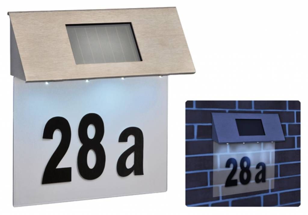 Solárne číslo domu 60224 Záhradné dekoračné osvetlenie Obrázok produktu 