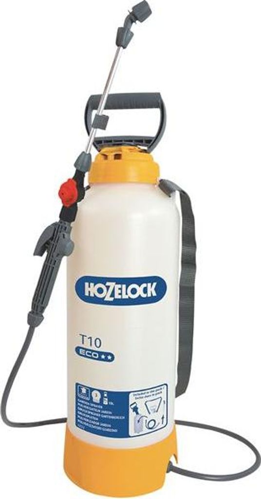 Drucksprühgerät mit Vorpressung T10 Eco, 8 Liter Kapazität – Hozelock
