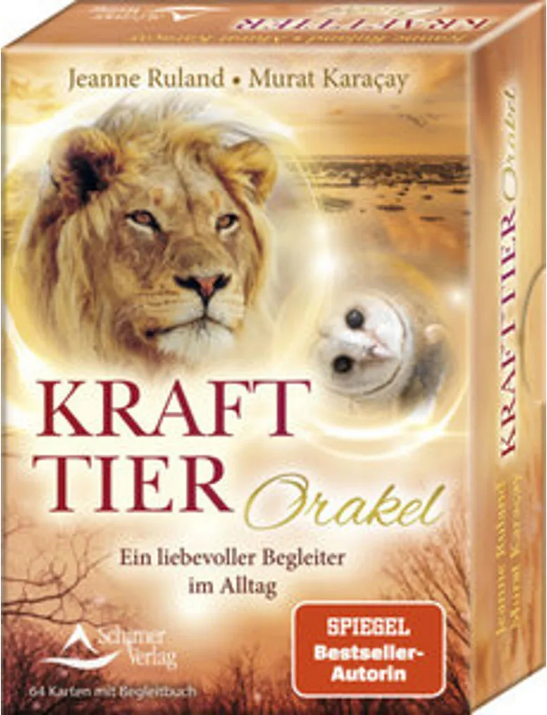 Das Krafttier-Orakel Coffret de Cartes Oracle avec Messages de Sagesse