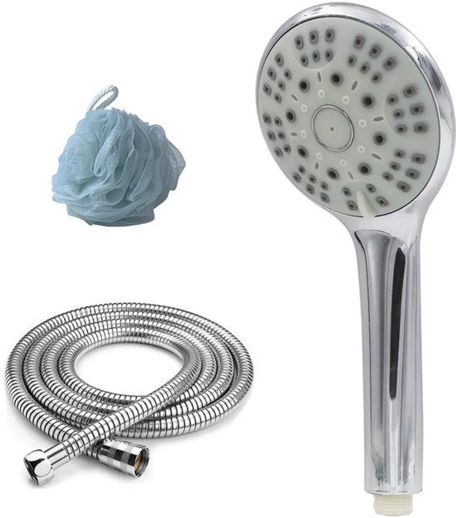 Set douche 3 pièces Inox : finissez-en avec la rouille et le tartre