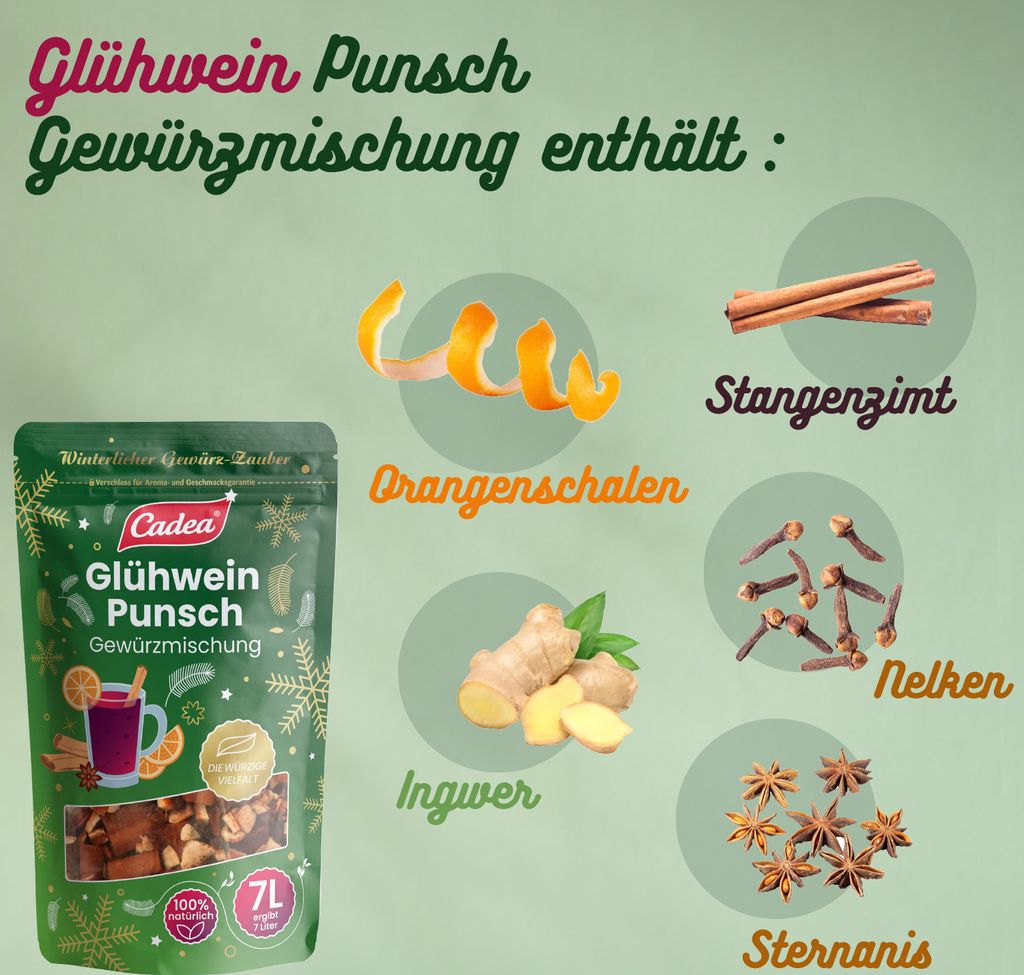 CADEA Glühwein Punsch Gewürzmischung 100g | Kaufland.de