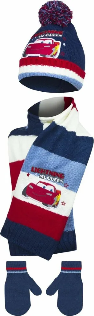 Kit Inverno Disney Cars Blu Scuro 48cm | Qualità Premium Bambini