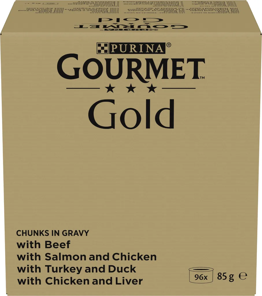 Purina Gourmet 96 Buste 85g: Cibo Umido in Salsa per Gatti Esigenti