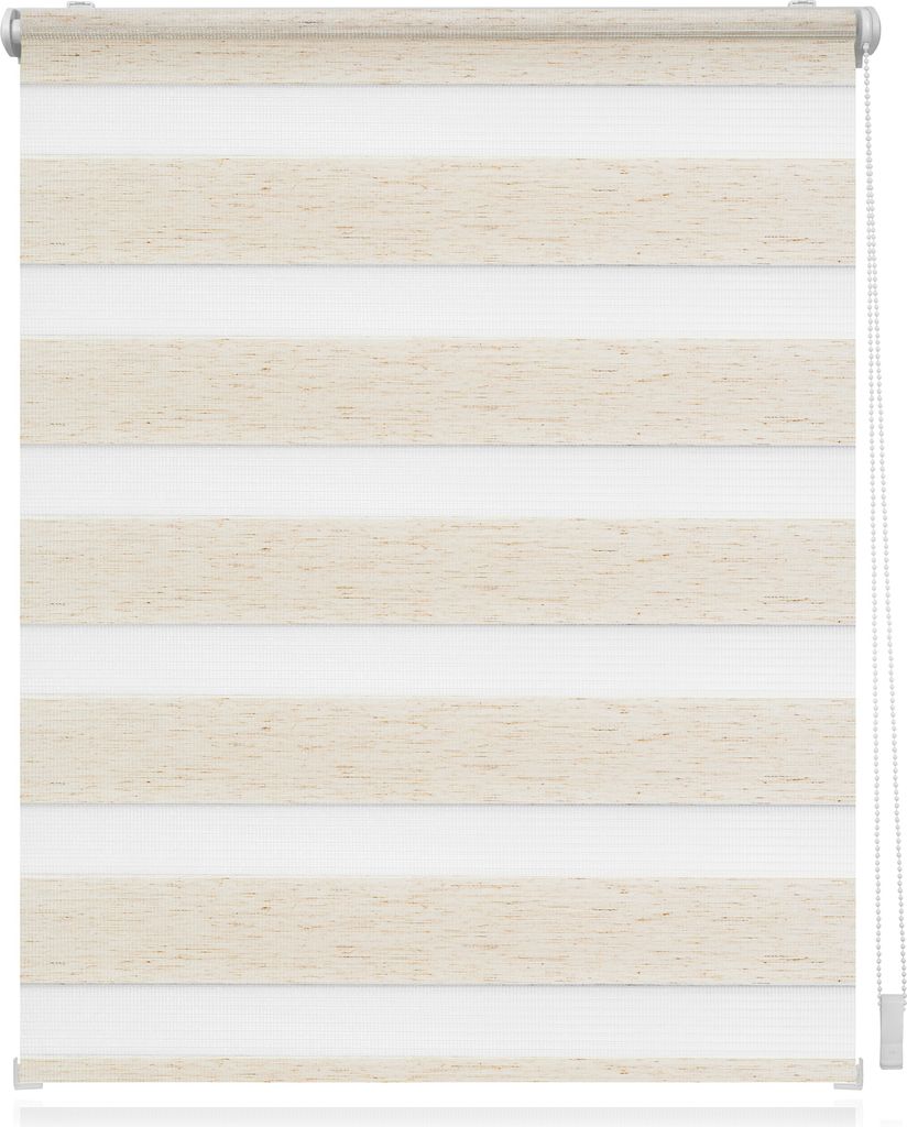 Lichtblick Duo Rollo Klemmfix, ohne Bohren Natur, 100 cm, Produktbild 