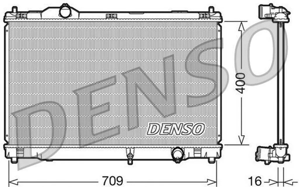Radiateur DENSO DRM51008 : Stop Surchauffe Moteur pour GS S19 OE