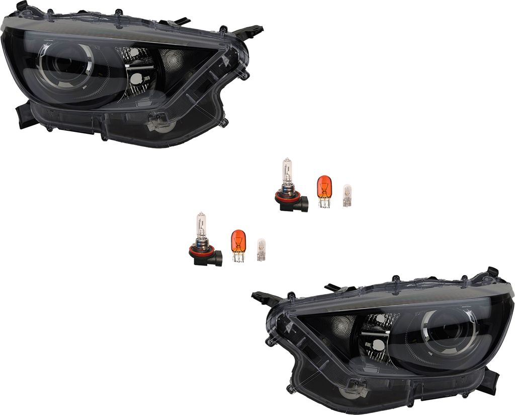 Scheinwerfer links & rechts Set + Leuchtmittel passend für Toyota Yaris LED 815809 81170K0060 Johns
