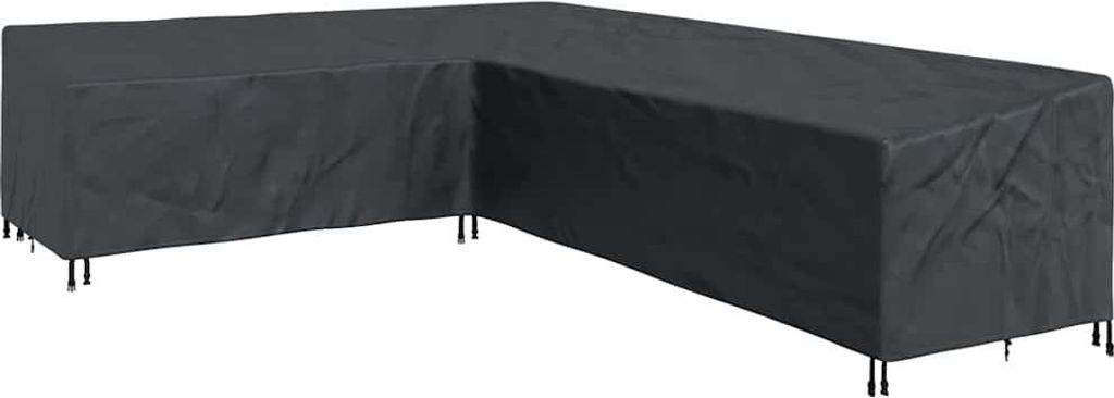 vidaXL Möbelbezug Schwarz 330 x 255 x 80 cm 420D Oxford Stoff
