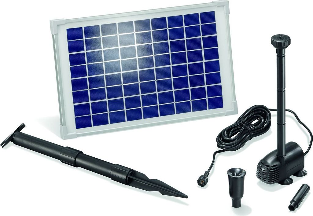 Esotec Teichpumpenset – 10 W – 610 l/h – Solarenergie Produktbild 