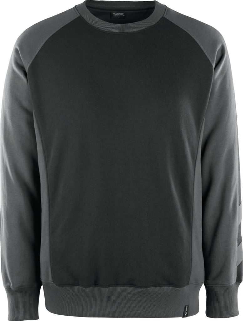 MASCOT Witten Sweatshirt Größe M, schwarz/dunkelanthrazit | Packung (1 Stück)
