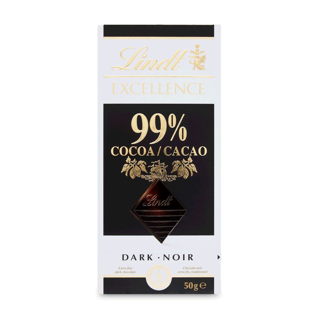 Lindt Excellence 99 pour cent Cacao amer extrêmement fort Image du produit 