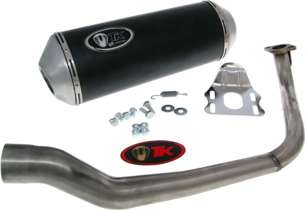 Pot TurboKit GMax 4T Homologué pour SYM HD 125 EVO - Design Sport Inox