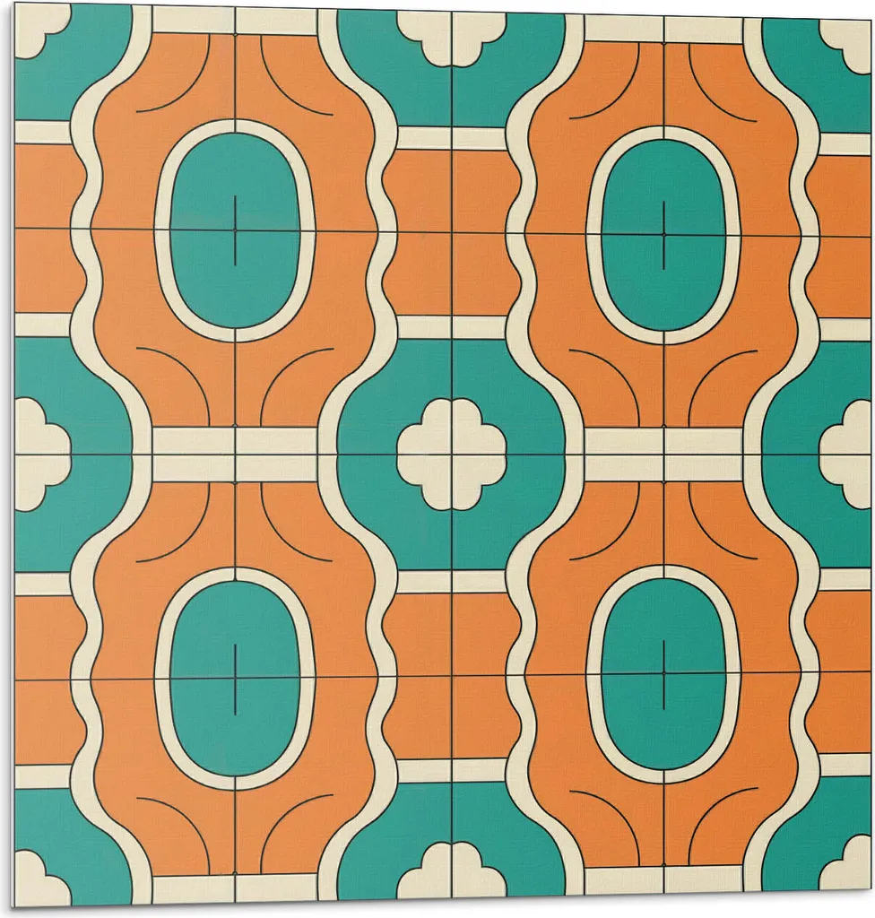 Motivo geometrico a quadri - Piastrelle 3D autoadesive per pareti - Pannelli in PVC e vinile - Piastrelle per cucina e bagno - Decalcomanie decorative per pareti - 20 pezzi 20 x 20 cm